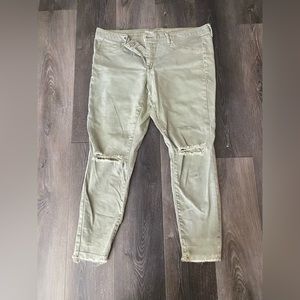 Mossimo Supply Co Super Stretch Green Jeans